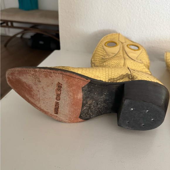 Molly Metallic Gold Python - Picture 9 of 15